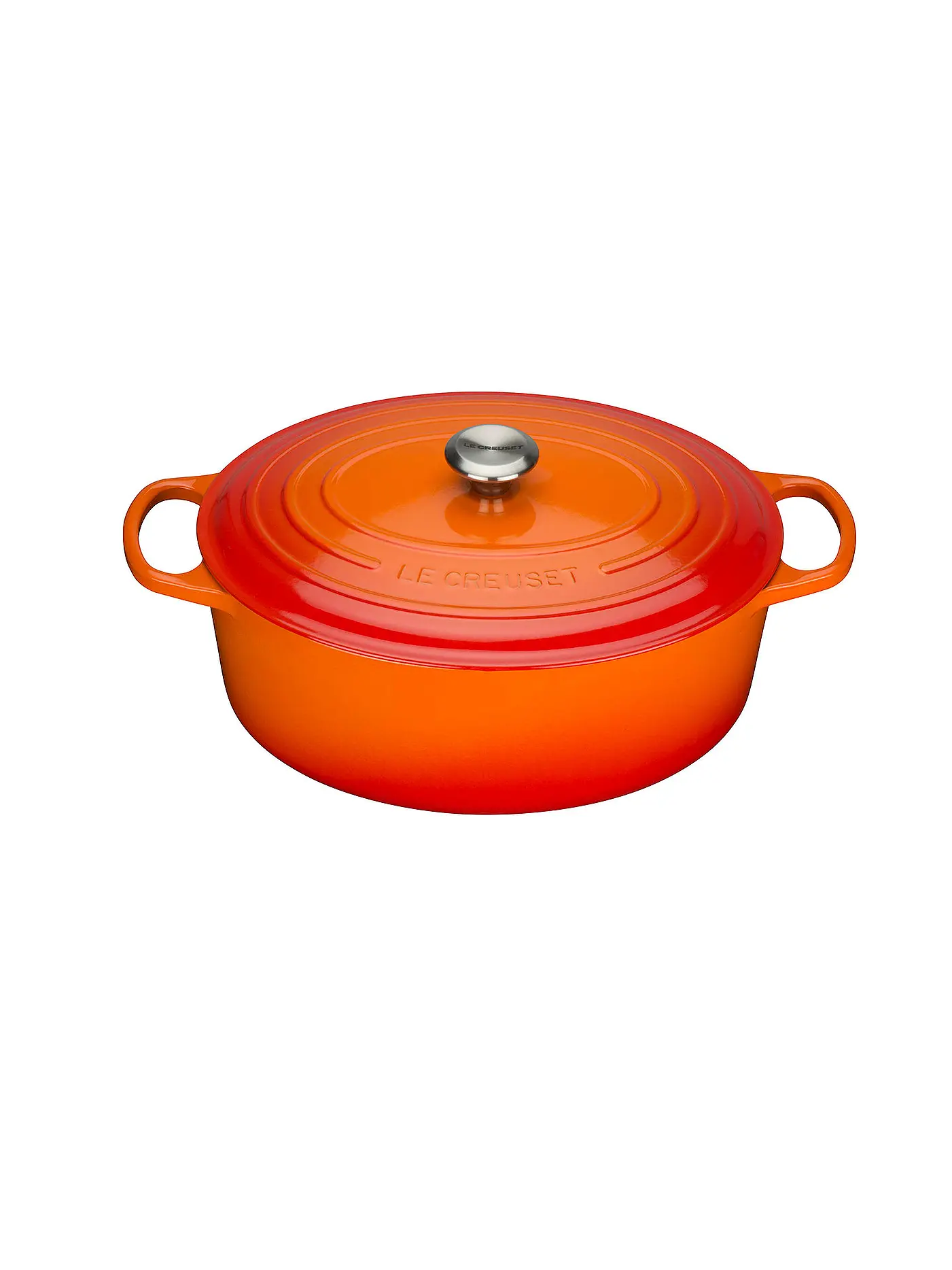 LE CREUSET | Bräter oval "Signature" 35cm (Ofenrot) | 